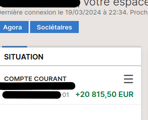Le montant du solde à la date de finalisation +20812,50€